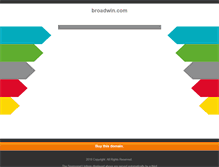 Tablet Screenshot of broadwin.com